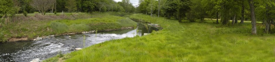 Little Sugar Creek Greenway near Freedom Park in Charlotte (Mecklenburg County). Restored from former residential area using funding from FEMA and NC Clean Water Management Trust Fund. 