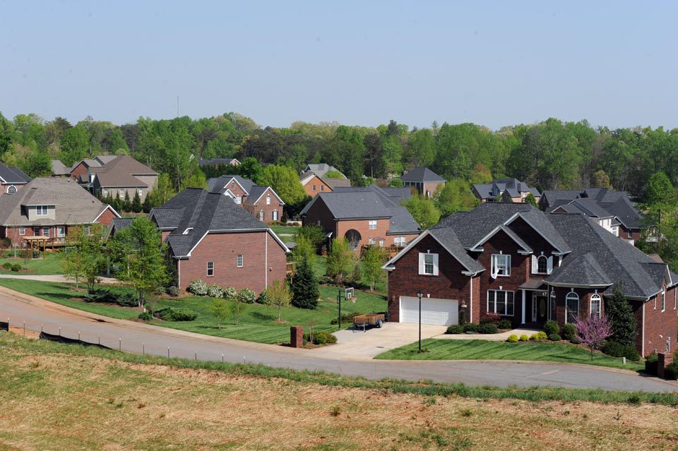 Development off Rock Barn Road in Catawba County.