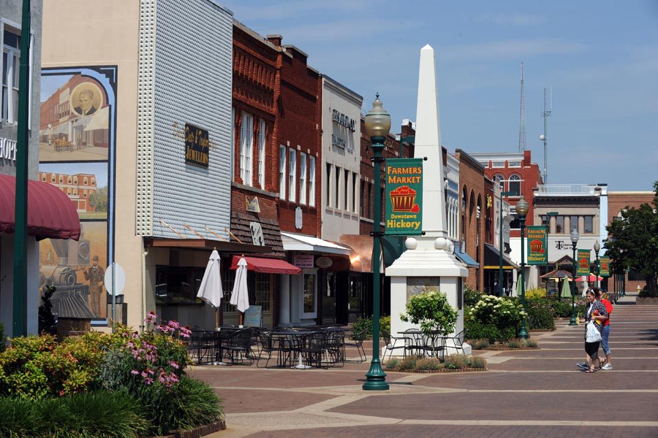 Downtown Hickory.