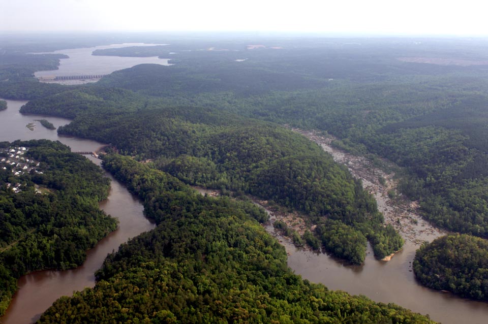 Cedar Creek Reservoir (Stumpy Pond) near Great Falls, SC.