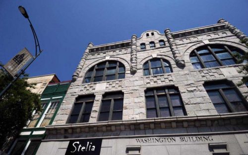 The Washington Building in downtown Salisbury. 