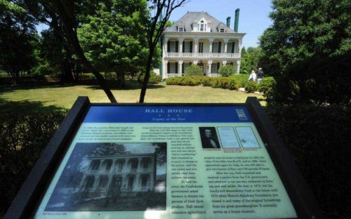 Hall House, one of two house museums in downtown Salisbury.