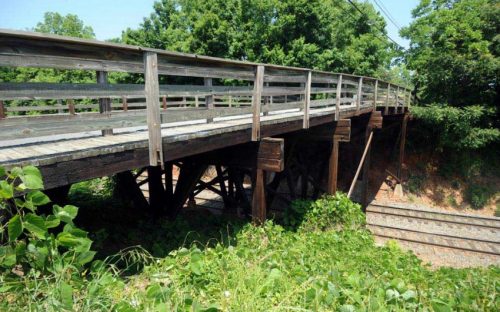 Shober Bridge near Salisbury's Historic District, was the path for General Stoneman's raid on the City of Salisbury in 1865.