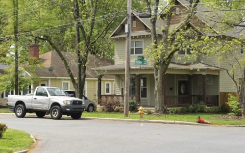 Villa Heights: Renovated large house at Grace and Parson streets.