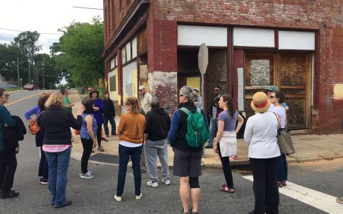 The historic Red Front Department Store is the oldest retail building in the Belmont neighborhood, a highlight of the May 6 City Walk through the neighborhood, in partnership with the Charlotte Museum of History. Photo: Mary Newsom