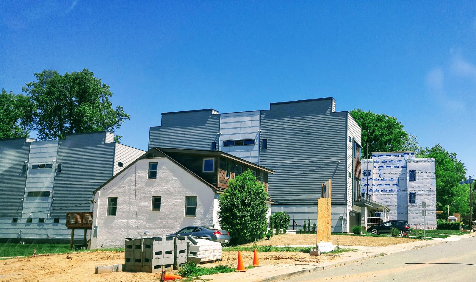 A lot of buildings being constructed.