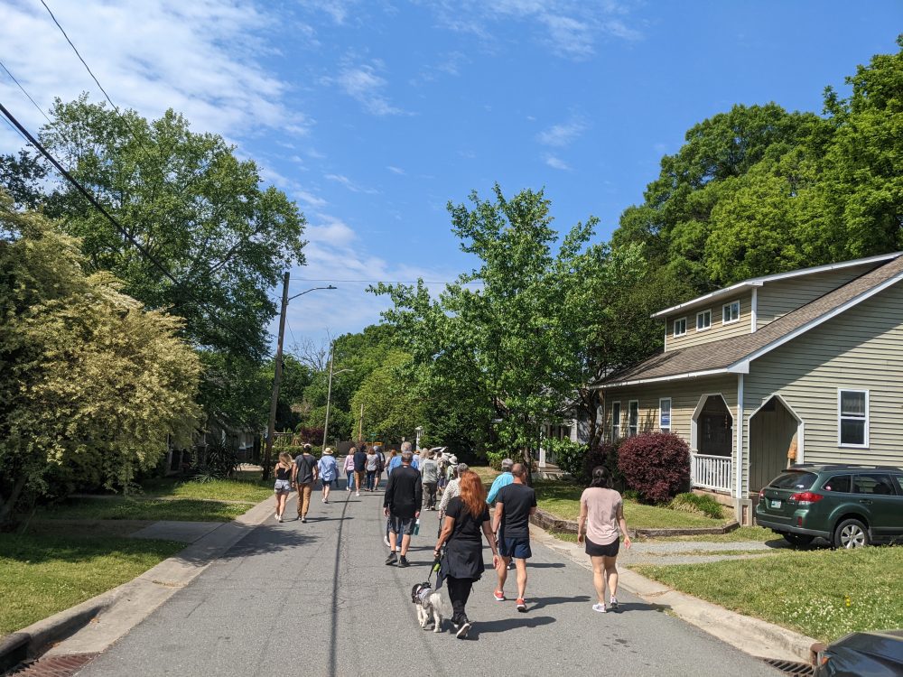 Touring NoDa and mill villages. Photo: Chloe Vercruysse