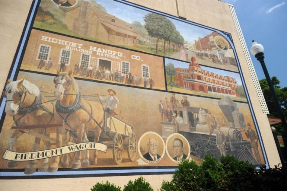 Hickory mural near Union Square.