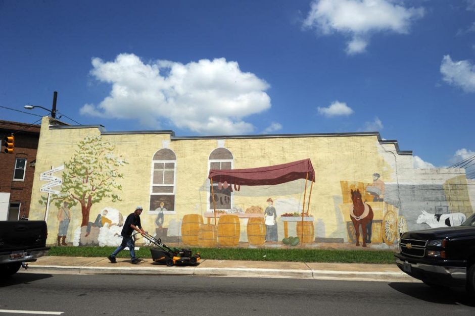 Downtown Chester, S.C., mural. 