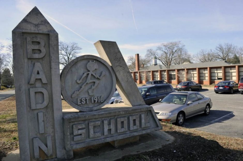 The Badin School was opened in 1916. Additions were built in 1918, 1920 and 1924.