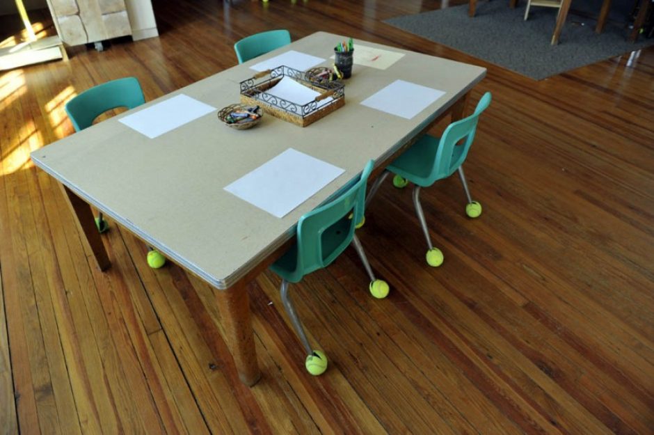 Interior of Caldwell Station School, now the Children's Schoolhouse.