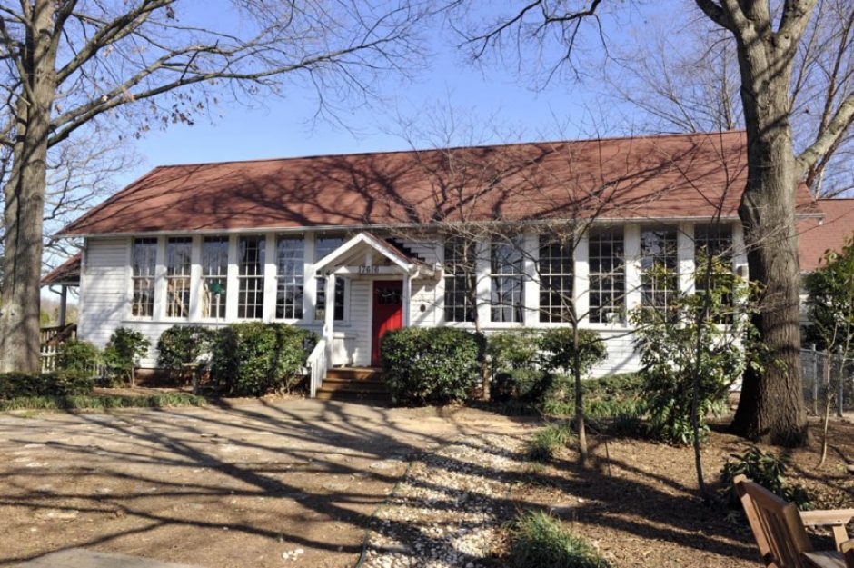 Caldwell Station School in North Mecklenburg, rebuilt in 1925.