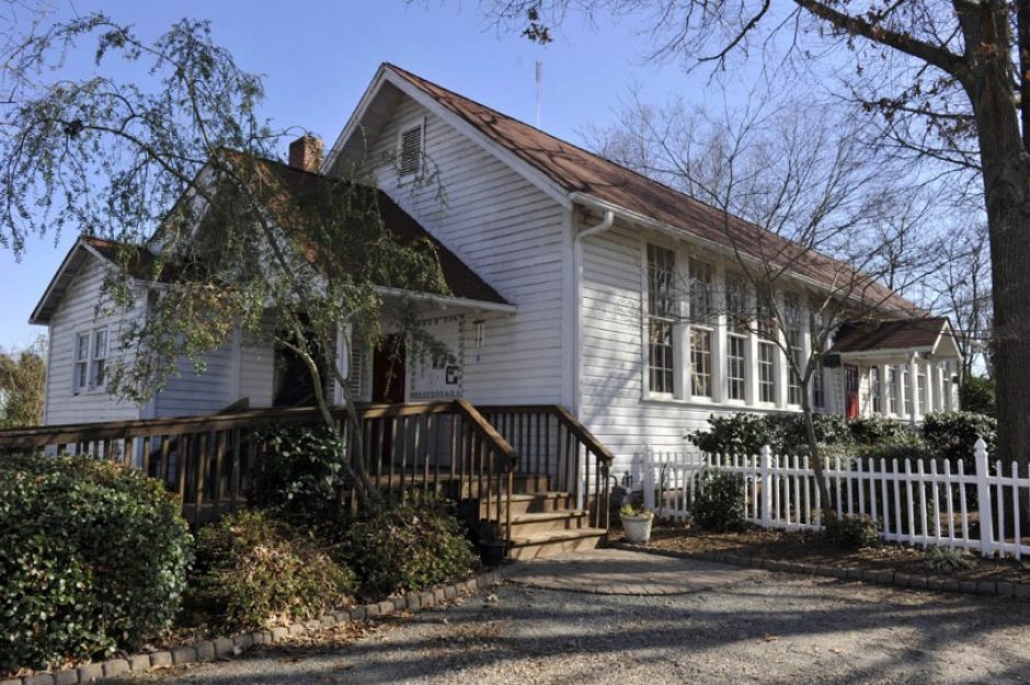 Caldwell Station School, North Mecklenburg, rear view.