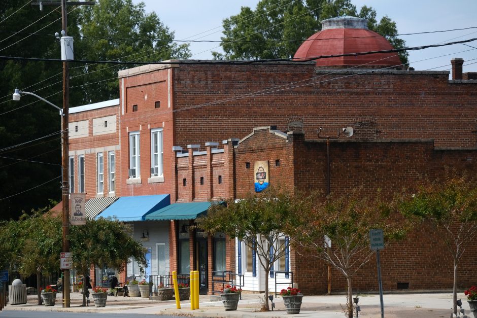 Downtown Badin. Photo: Nancy Pierce