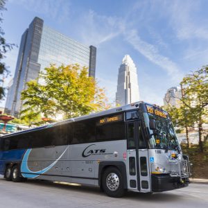 A CATS express bus. Photo: Charlotte Area Transit System