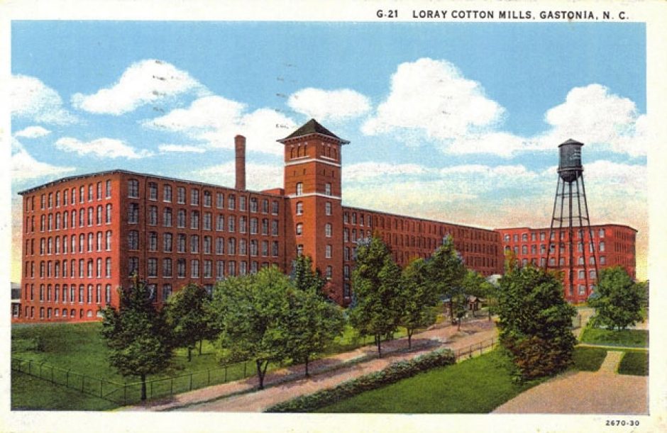 Gastonia's Loray Mill in its heyday, one of the most important sites in N.C. labor history. Image courtesy City of Gastonia