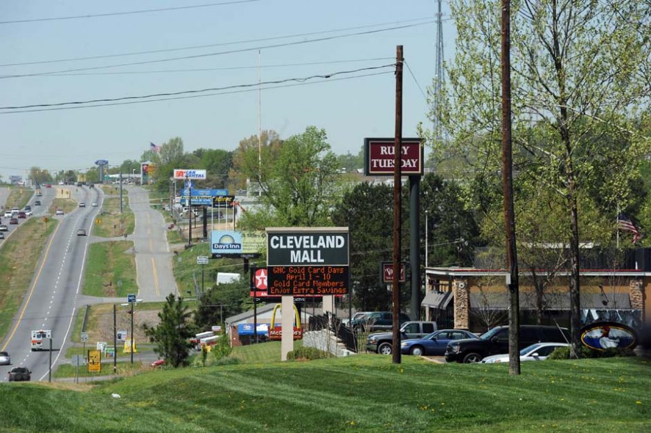 U.S. 74 West near Cleveland Mall Shelby.