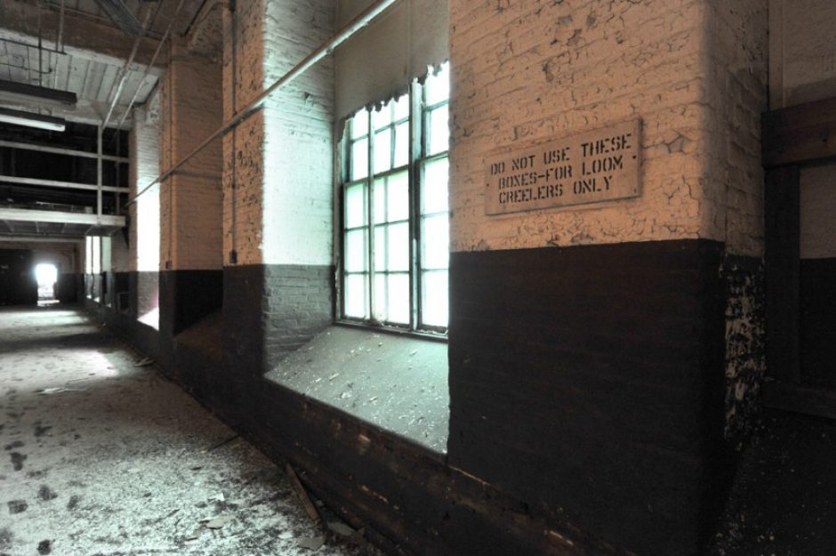 This is a hallway near a residential floor. Photo: Nancy Pierce