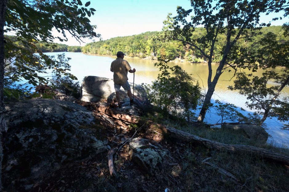 Hiking around Stumpy Pond near Great Falls, S.C. Photo: Nancy Pierce