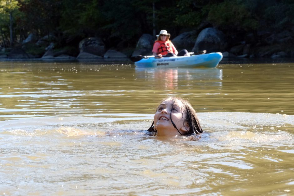 Swimming in Stumpy Pond near Great Falls, S.C. Photo: Nancy Pierce